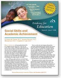 Evidence for Education: Social Skills and Academic Achievement