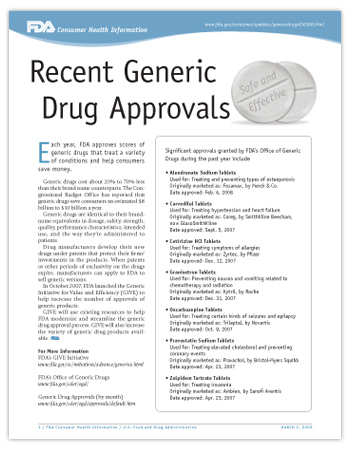 Cover page of PDF version of this article, including photo of two medicine tablets with the words 'safe and effective' embossed on them