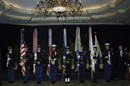 Color Guard during the singing of the National Anthem 