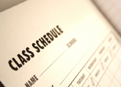 class schedule