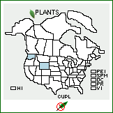 Distribution of Cuscuta plattensis A. Nelson. . 