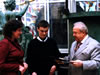 Igor Ivanov, age 14, had his mother beside him as he accepted the award from renowned artist Zurab Tsereteli