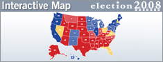 Election 2008 interactive map