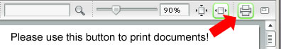 Please use printer button to print document
