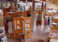 BOOKS AND MORE, THE GRAND CANYON ASSOCIATION BOOKSTORE LOCATED AT CANYON VIEW PLAZA. GRAND CANYON N.P. NPS PHOTO. 