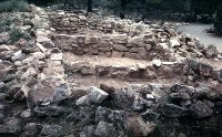 VIEW THE REMAINS OF AN ANCESTRAL PUEBLOAN VILLAGE AT TUSAYAN MUSEUM, 23 MILES EAST OF GRAND CANYON VILLAGE. GRAND CANYON N.P. NPS PHOTO