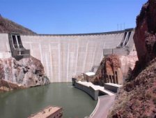 Roosevelt Dam in central Arizona