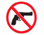 'no guns allowed' sign