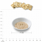 Photo of saltine crackers and a bowl of oatmeal - Click to enlarge in new window.