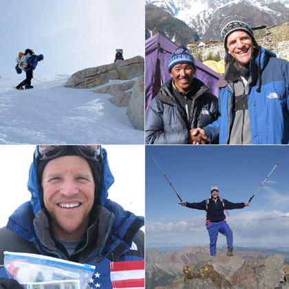 Scenes from Scott Parazynski's expedition to the summit of Mount Everest