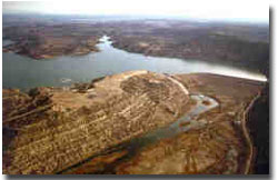 Navajo Reservoir from the air