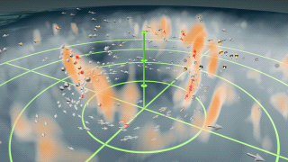 Visualization of hurricane winds and updrafts