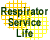 Respirator Service Life logo