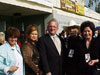 At the Ritchie Valens Recreation Center, a community celebration honors the induction of, Pacoima native, the late Ritchie Valens to the Rock & Roll Hall of Fame. From left to right: Hilary Rosen (President/CEO, Recording Industry Association of America), Irma Norton (Valens' sister), Congressman Berman, Bobby Morales (Valens' brother) and Connie Lemos (Valens' sister).