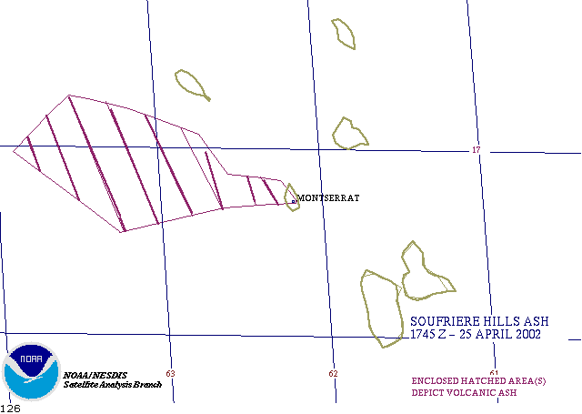 Graphic Map Depicting Ash