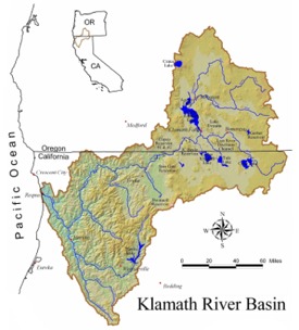 Interactive graphic of the Klamath Basin - click to see a larger view