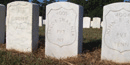 Headstone of Jacob Swarner in National Cemetery.  His brother, Adam, was the first prisoner to die at Andersonville