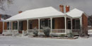 Commanding officer's quarters during winter.