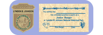 Junior Ranger Badge and Certificate