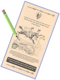 Junior Ranger Booklet and Pencil