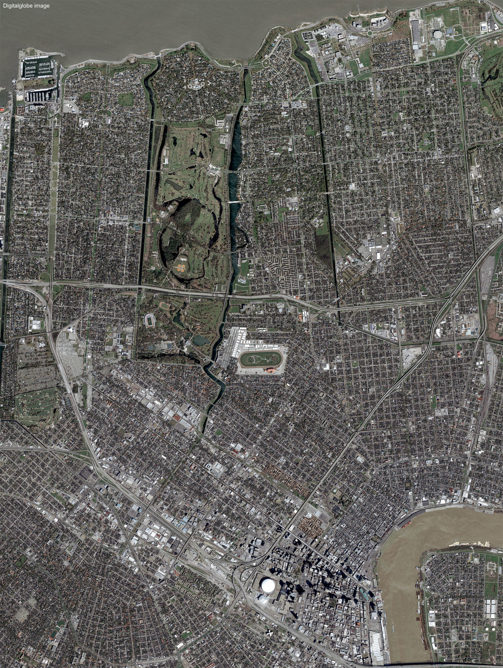 New Orleans before and after Katrina