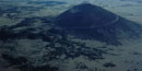 color aerial photograph of Capulin Volcano