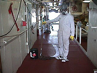 Workers protected from toxic cleaning solvents