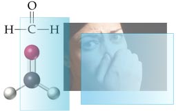 f compound; a woman holding her nose