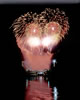 Photo - Fireworks over the dam, June 2002, during Reclamation's Centenial celebration. 