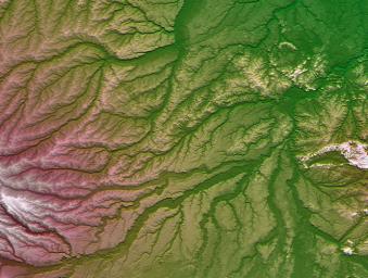 Pando Province, Northern Bolivia, Shaded Relief and Colored Height