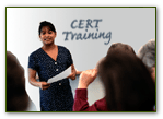 a CERT Training classroom
