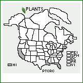 Distribution of Pteris cretica L. var. cretica. . 