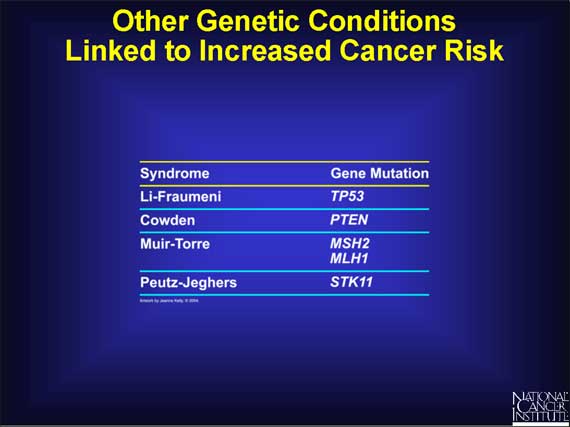 Other Genetic Conditions Linked to Increased Cancer Risk