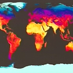 Global Warming map