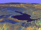 Space Radar Image of Long Valley, California in 3-D