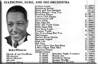 List of Duke Ellington records, 1929