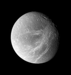 Scratches on Dione