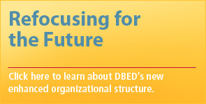 Click here to learn about DBED's new enhanced organizational structure