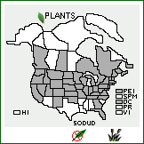 Distribution of Solanum dulcamara L. var. dulcamara. . 