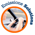 Photo of a person driving. Back to Emission Solutions