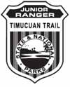 Timucuan Trail State and National Parks Junior Ranger badge