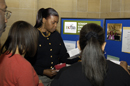 Local civic and community based organizations exhibit information about programs and volunteer opportunities in the Dept. of Commerce main lobby