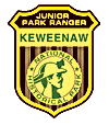 Keweenaw National Historical Park junior ranger badge