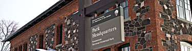 Park Headquarters located in Calumet, Michigan. NPS Photo