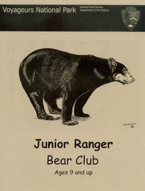 Bear Club Junior Ranger Booklet