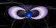 During the pre-storm time, the inner region of the belts has a relatively low particle flux and for this scaling of the data, a distinct inner belt is not visible as a separate structure.