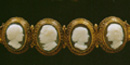 Portrait cameos of the Stuart Family done by Augustus Saint-Gaudens, ca. 1864