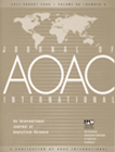 Journal of AOAC INTERNATIONAL Online