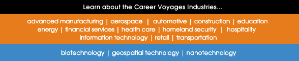 Learn about the Career Voyages Industries