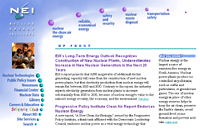 Nuclear Energy Institute Site Screen Capture